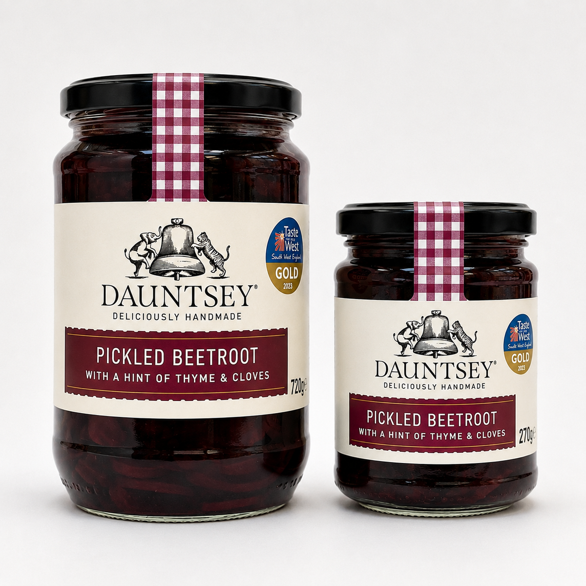 Pickled Beetroot with a hint of thyme and cloves 270g or 720g