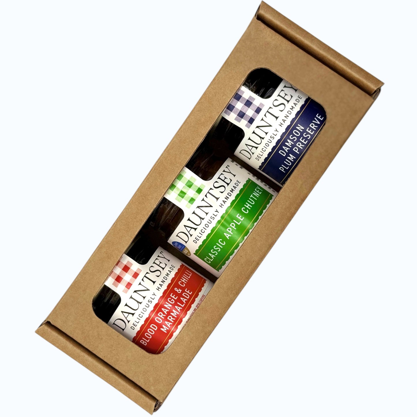 Trio Mini Preserves - summer sale - Blood Orange, Damson, Apple - all 42g